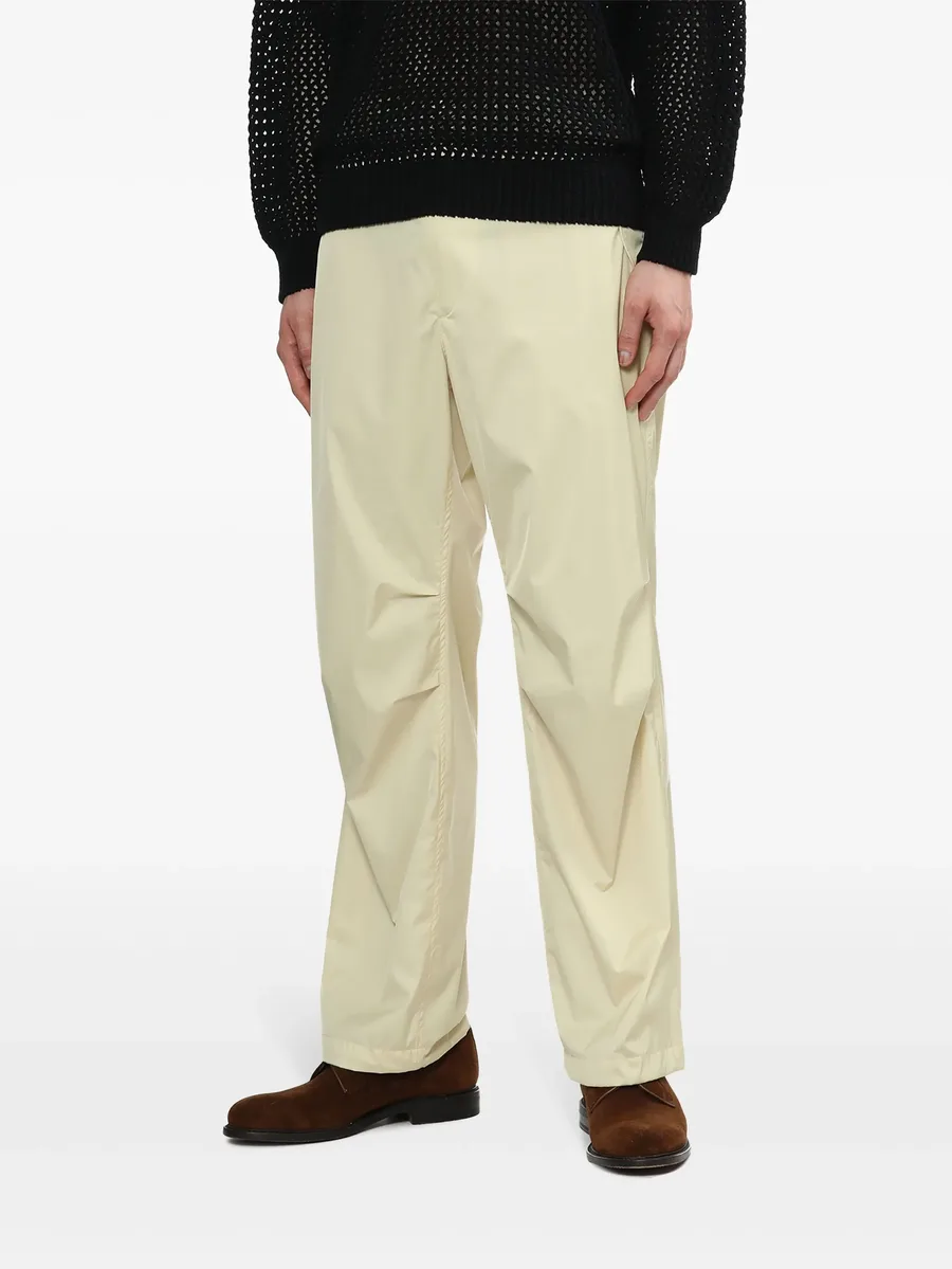 straight-leg satin trousers 6
