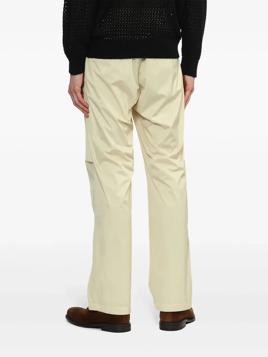 straight-leg satin trousers 7