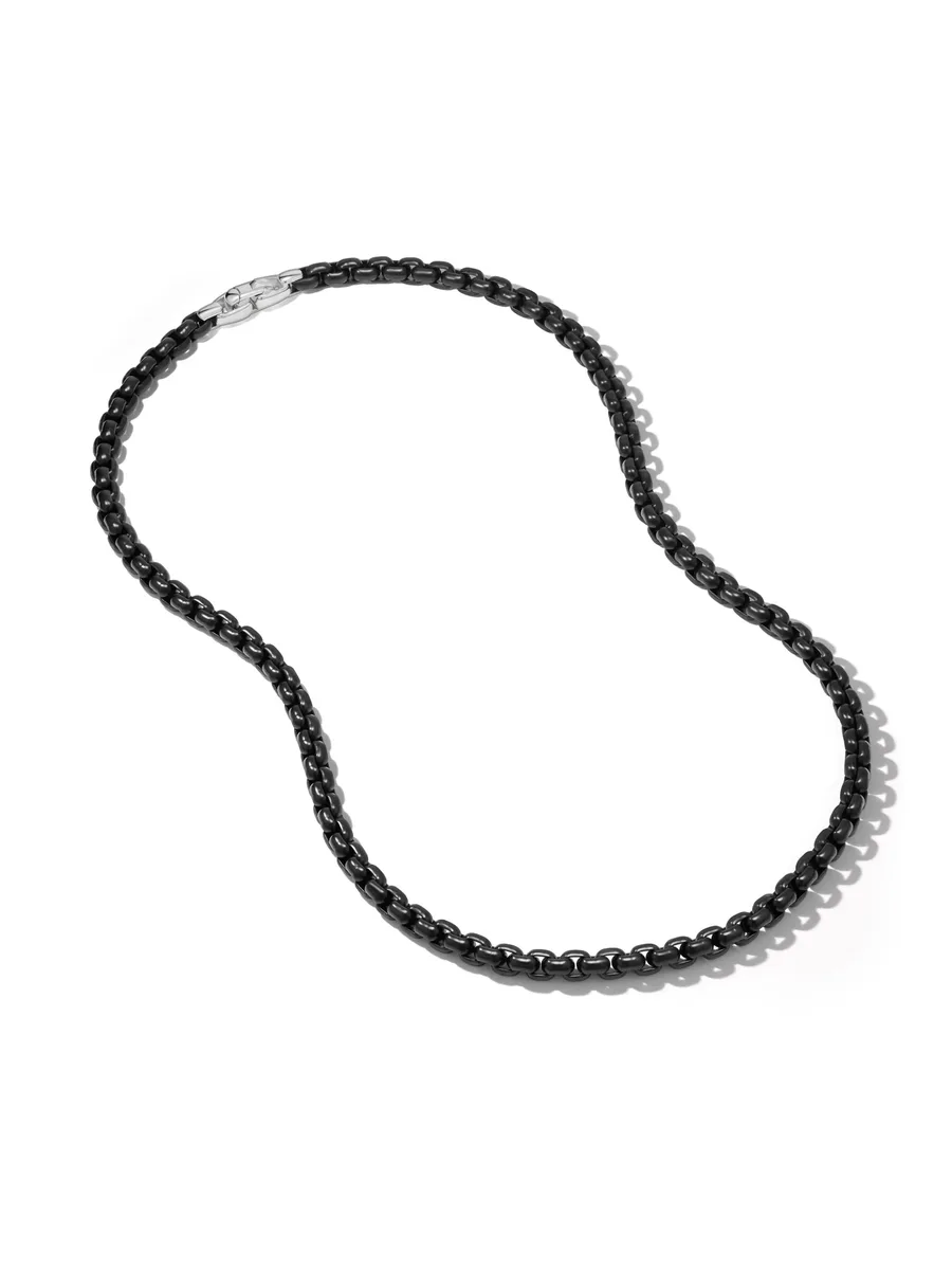 серебряное колье Box Chain (7.3 мм) 2
