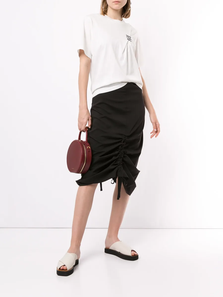 ruched midi skirt 3
