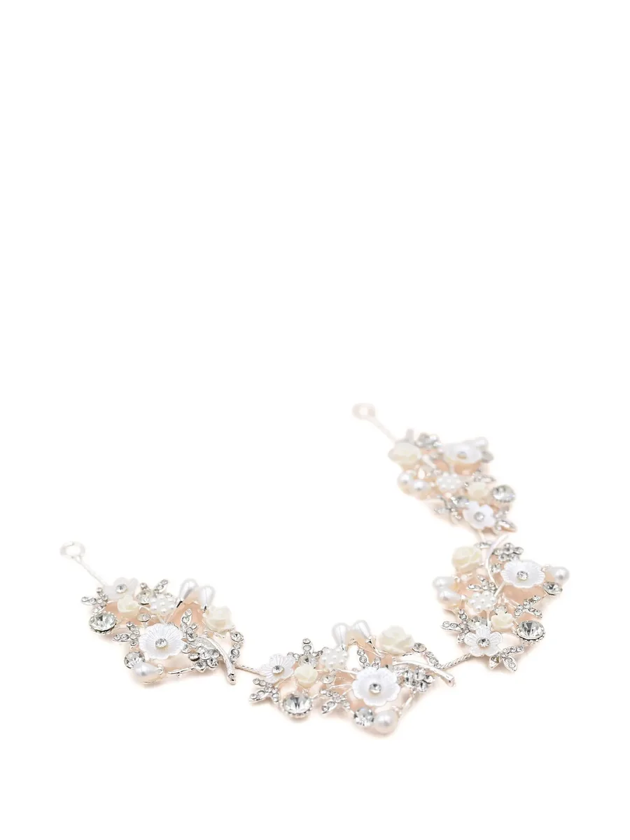 заколка для волос Crystal Flower Ivory Rose 3