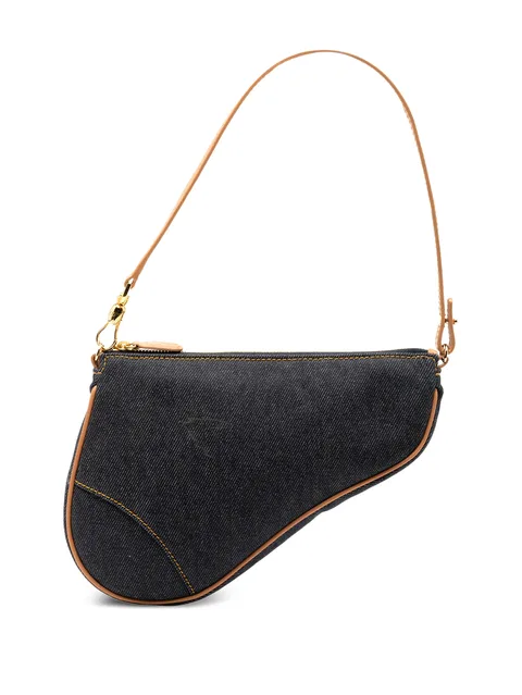 сумка на плечо Mini Denim Saddle Pochette (2001 год)