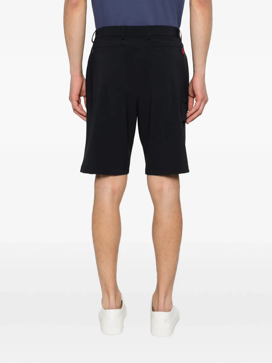 logo-patch belt-loop shorts 8