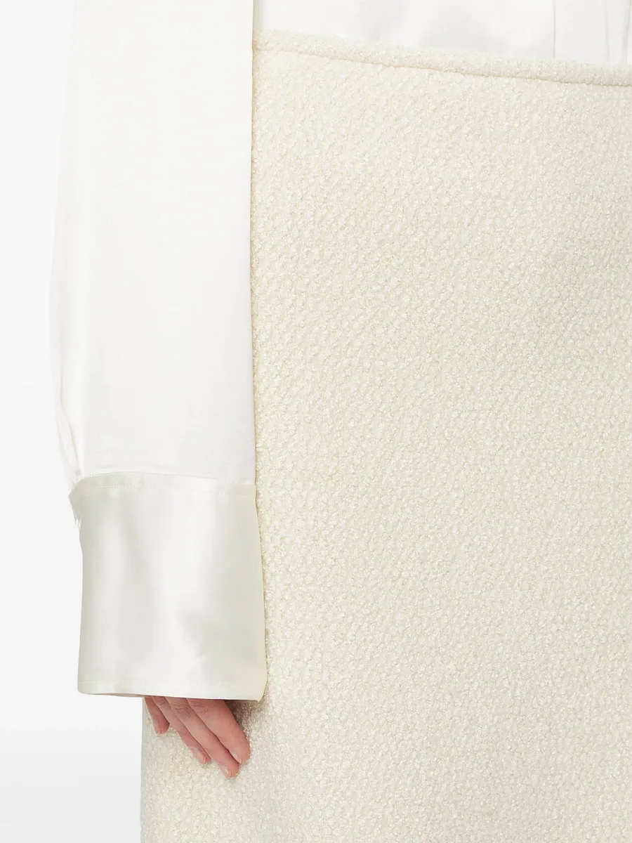 A-line frayed-detail skirt 10