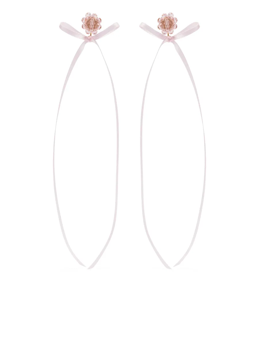 серьги-гвоздики Bow Ribbon 2