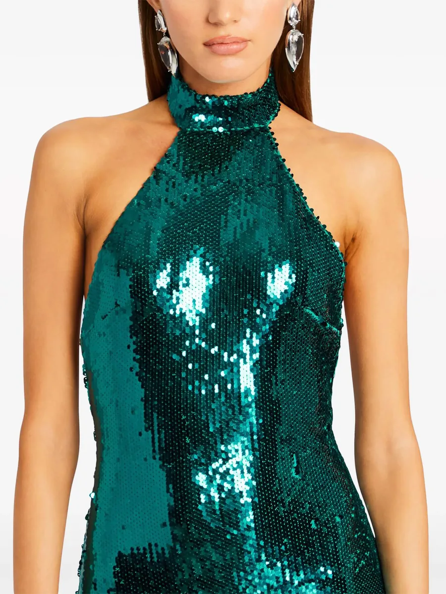 платье макси Cora с пайетками 10
