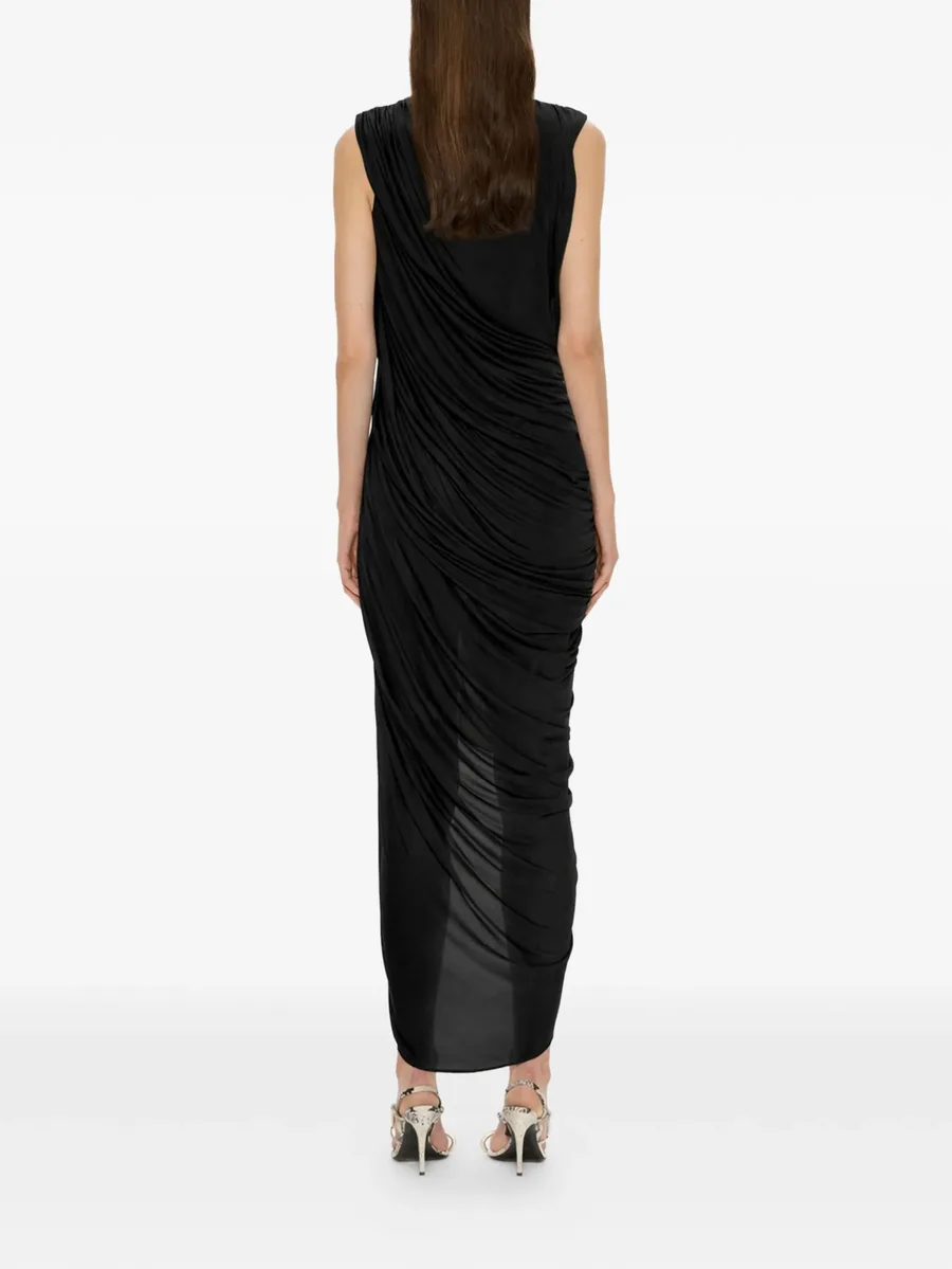 stone-embellished asymmetric dress 3