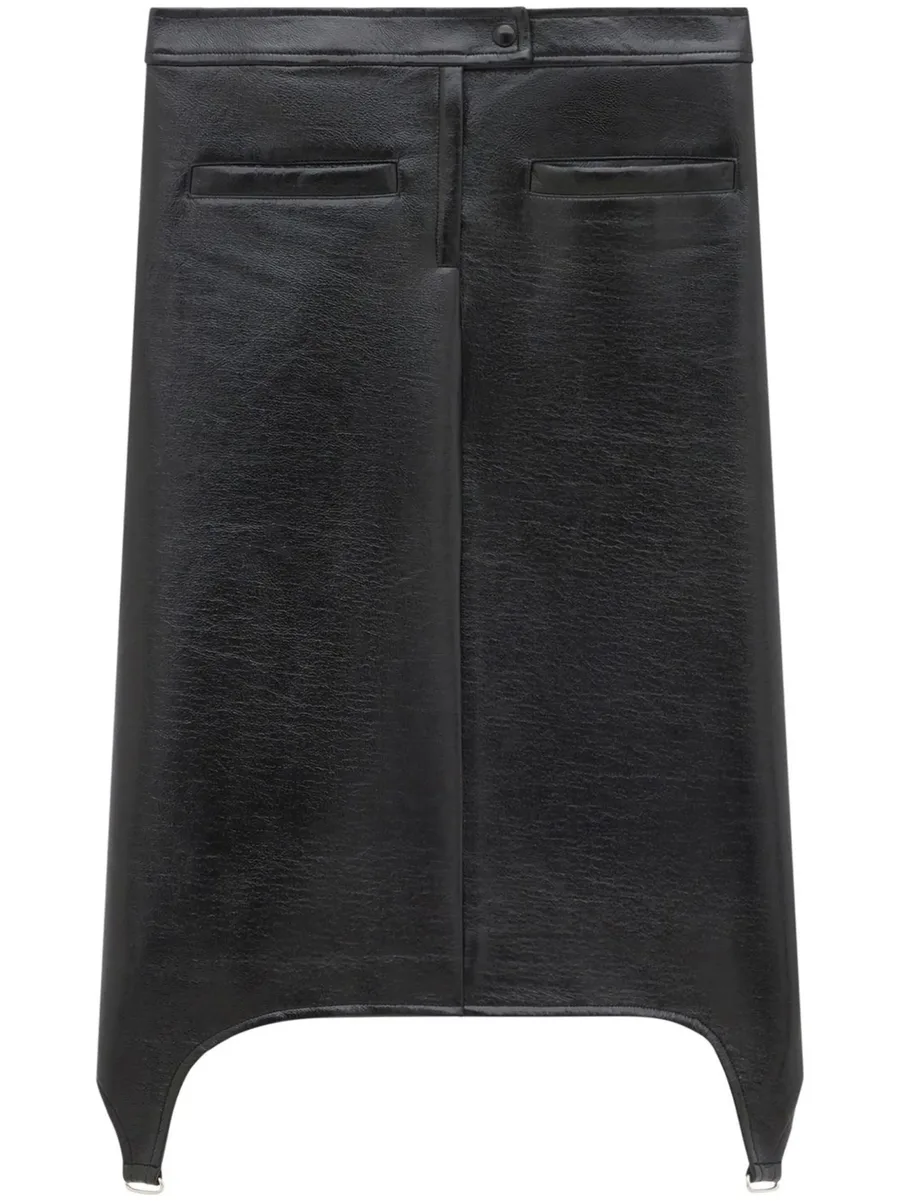 bretelles vinyle skirt 1