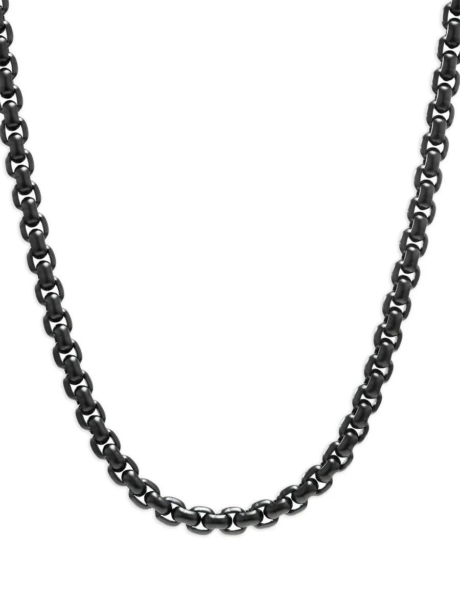 серебряное колье Box Chain (7.3 мм) 1