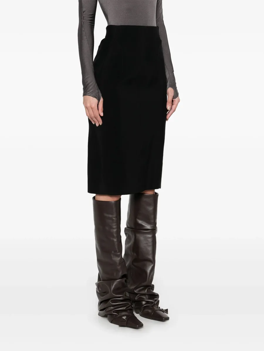 cut-out midi skirt 7