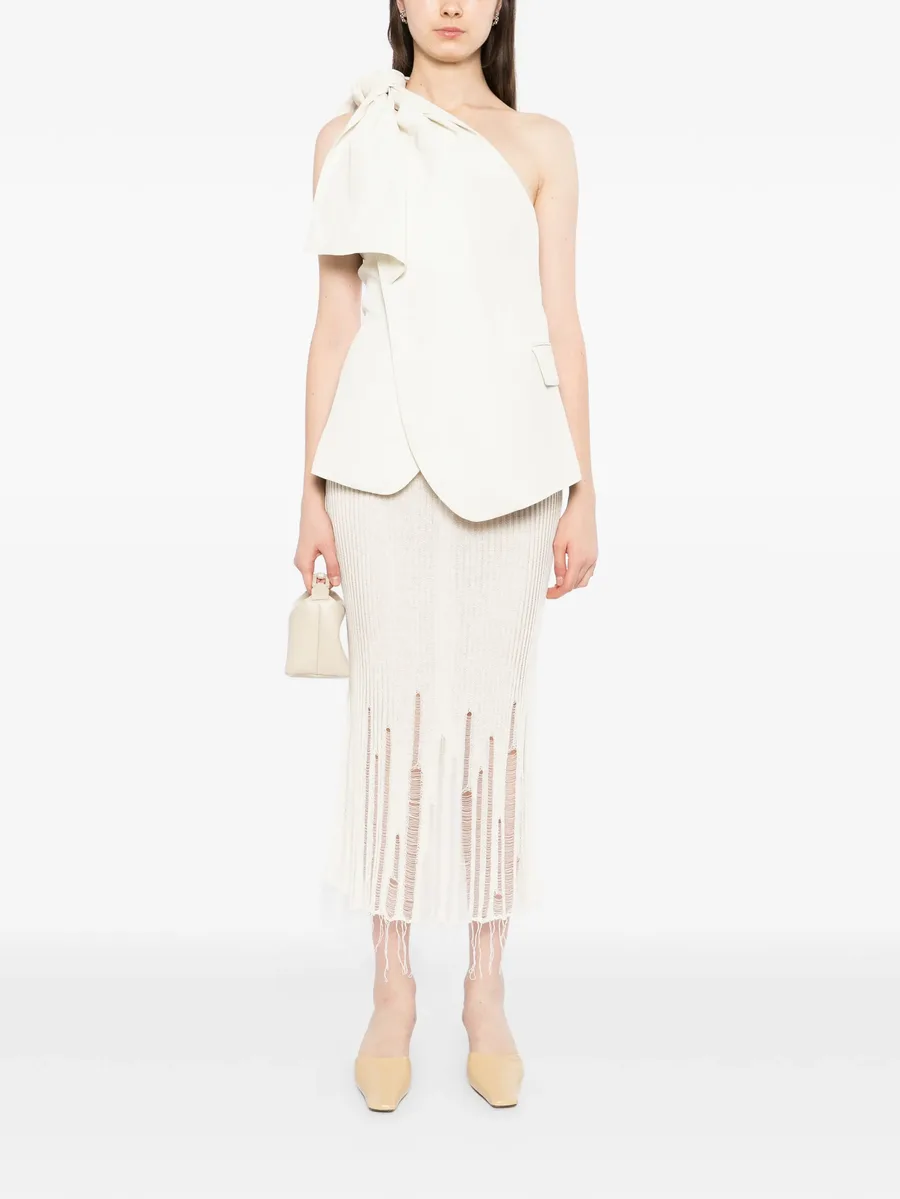 frayed midi skirt 4
