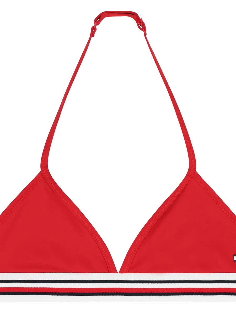 stripe-detail logo-embroidered bikini 3