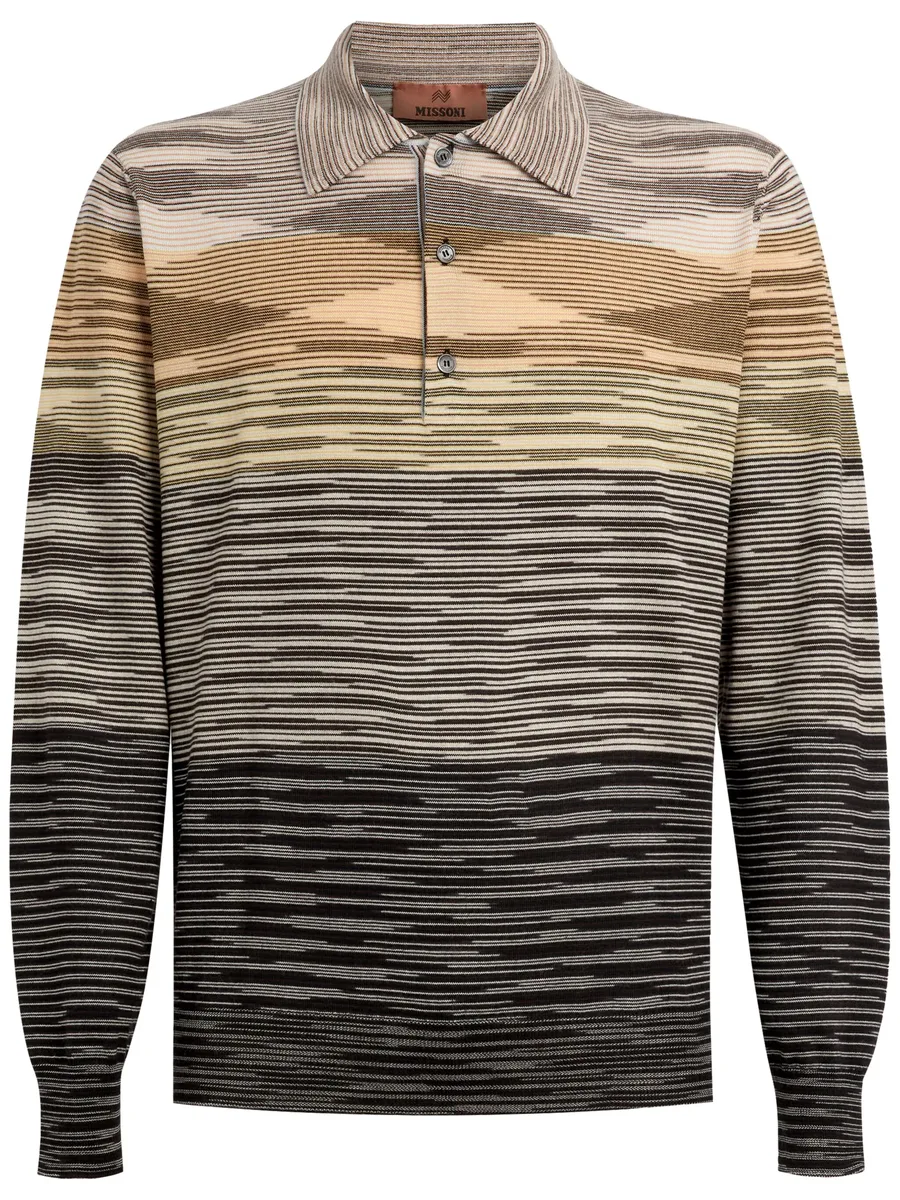 slub wool polo shirt 1