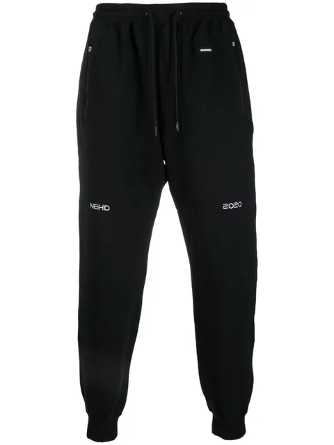 logo embroidery track pants