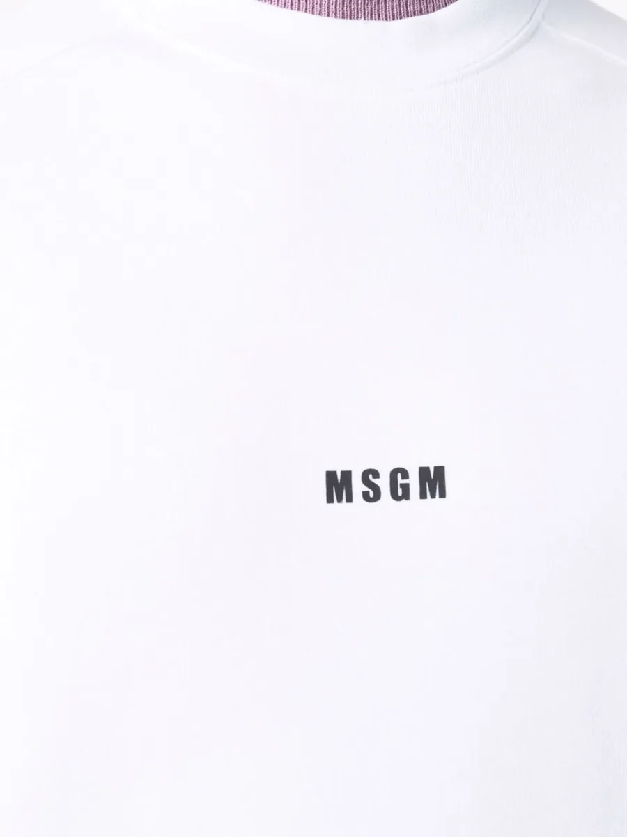 logo-print cotton sweatshirt 9