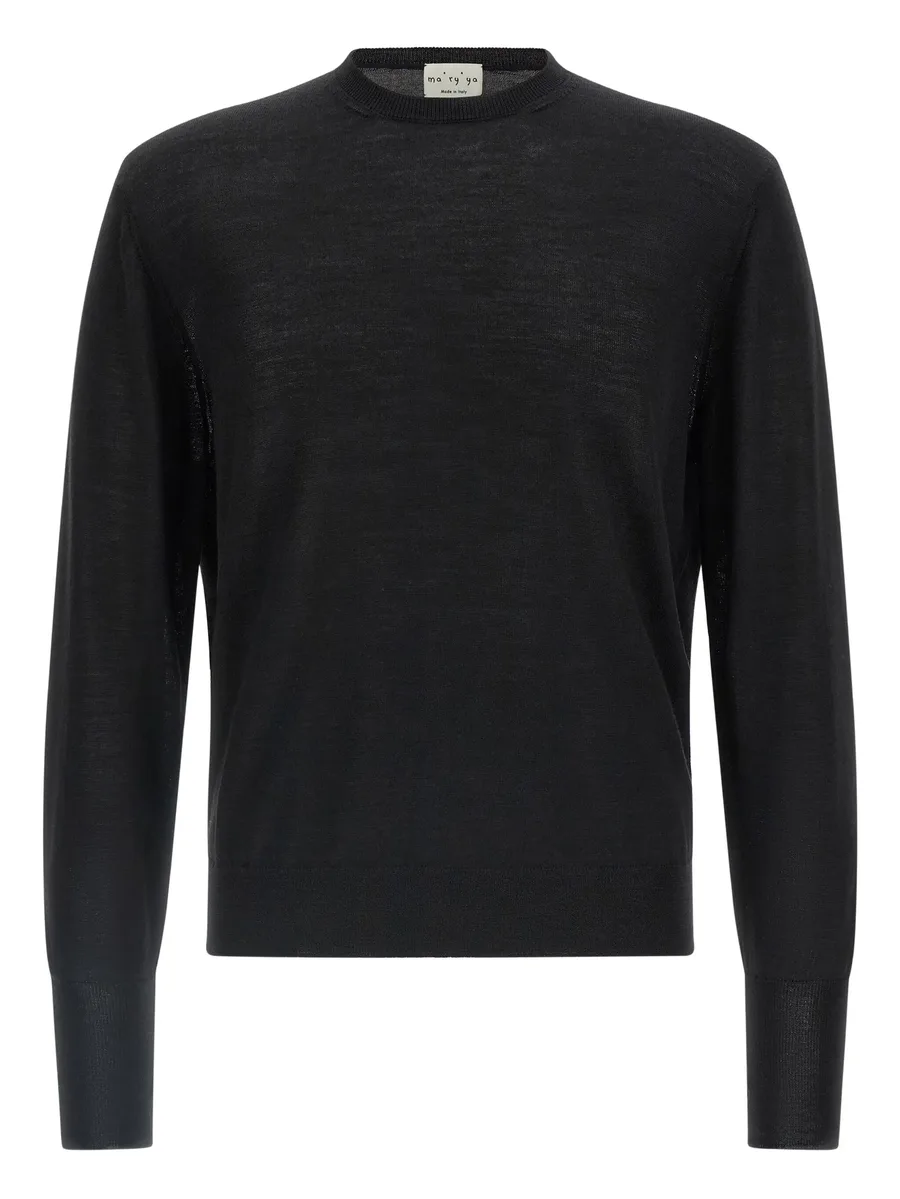 long-sleeve crew-neck sweater 1