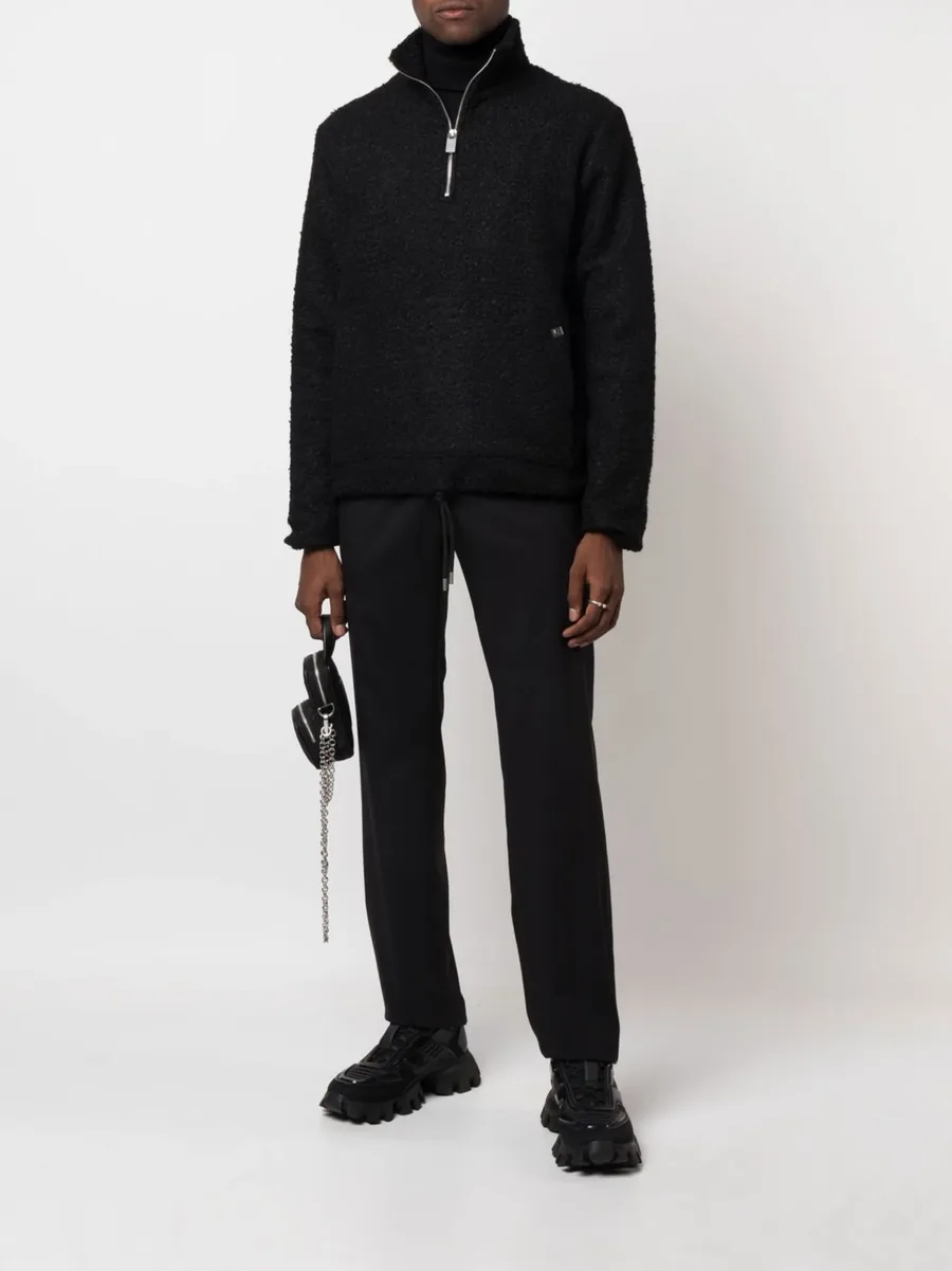 Elevated half-zip sweater 3