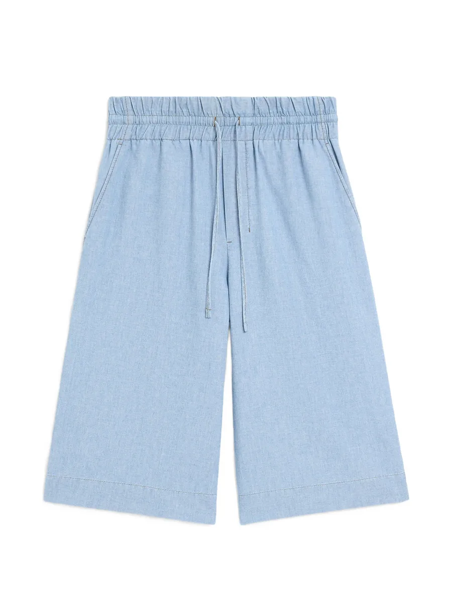 cotton elasticated large bermuda shorts 2
