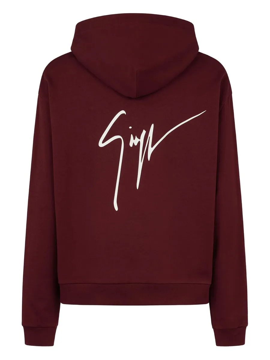 logo-print hoodie 4