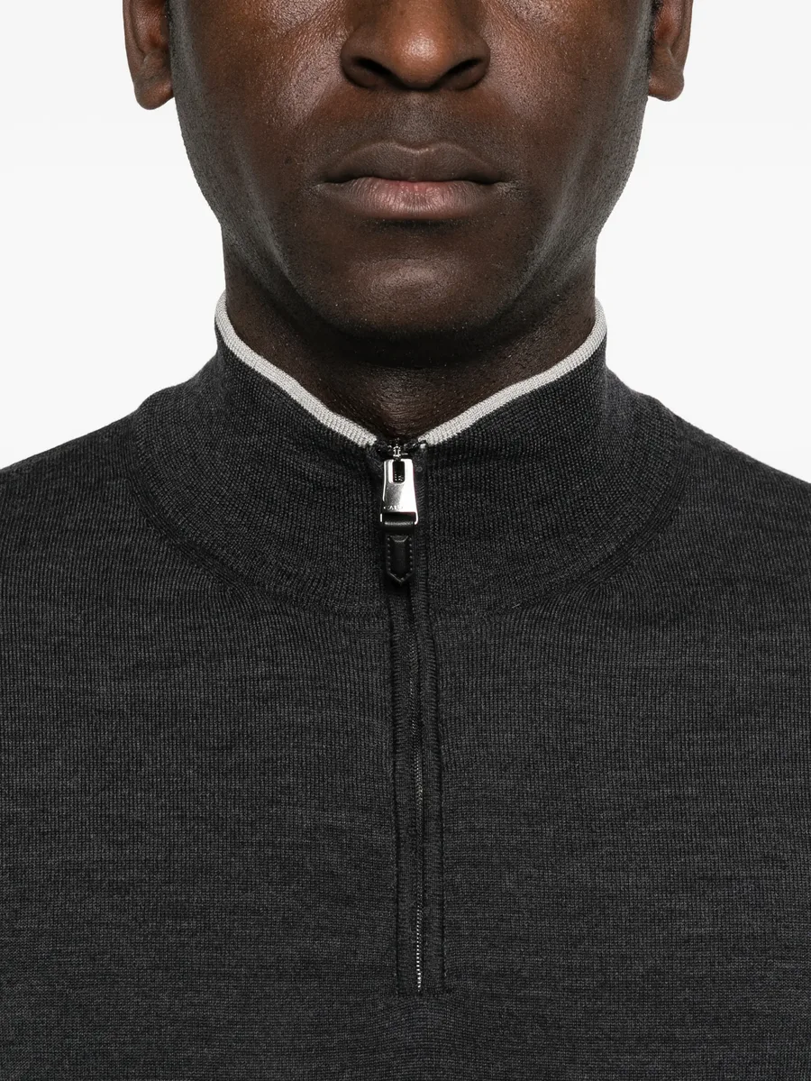 zip-fastening sweater 9