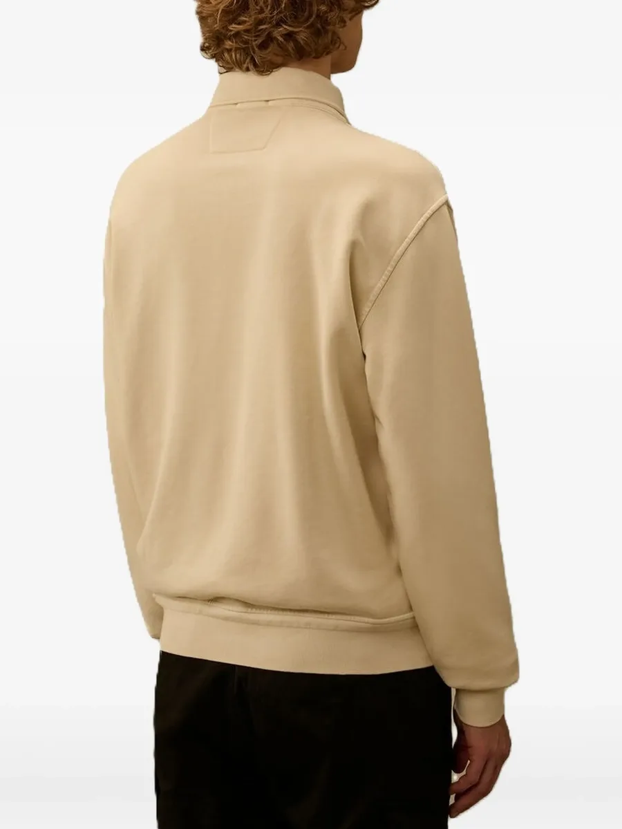 Lens-detail zip-up sweatshirt 7