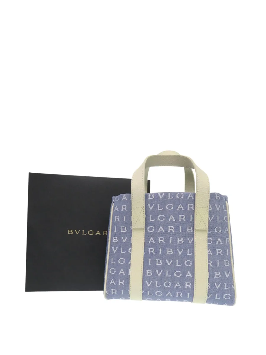 2000-2025 Mini Denim Logomania tote bag 3