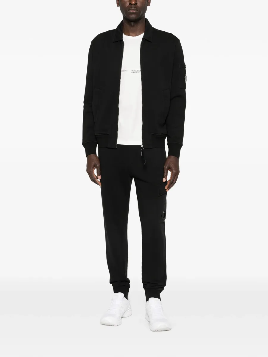 zip-fastening lens-detail sweatshirt 3