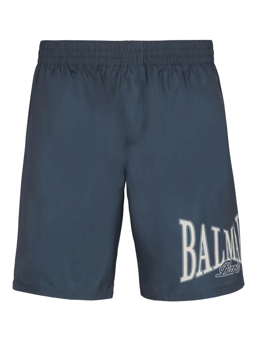 College-logo swim shorts 1