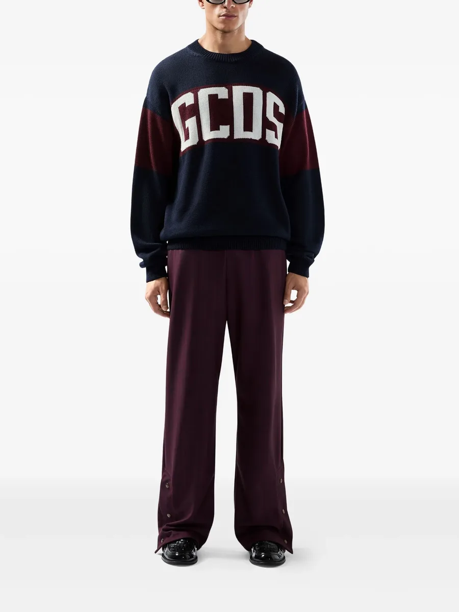 striped logo-detail sweater 4