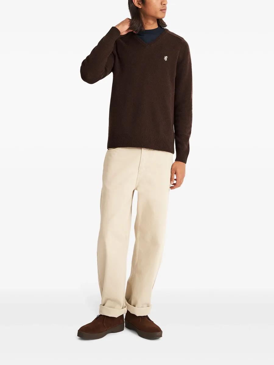wool v-neck sweater 4