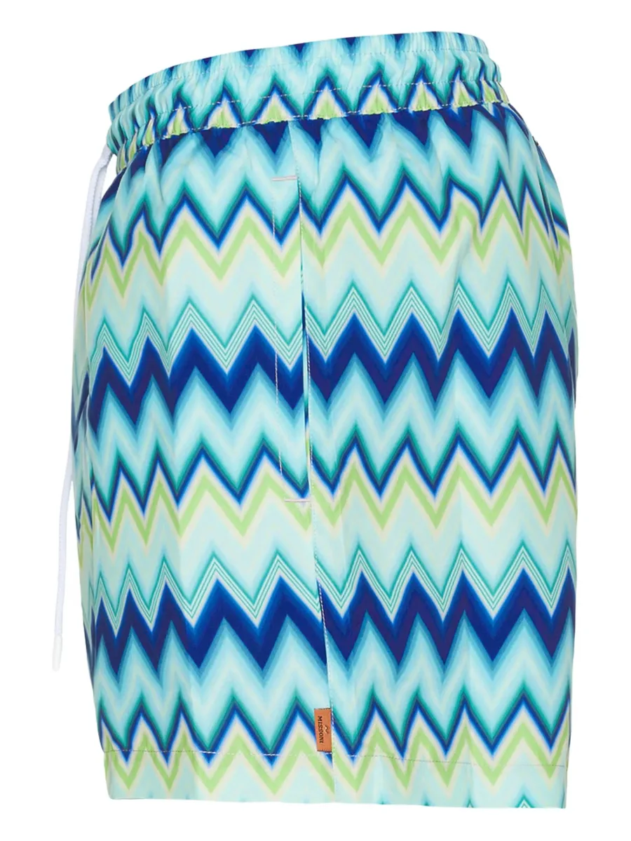 nylon swimsuit with zigzag print 10