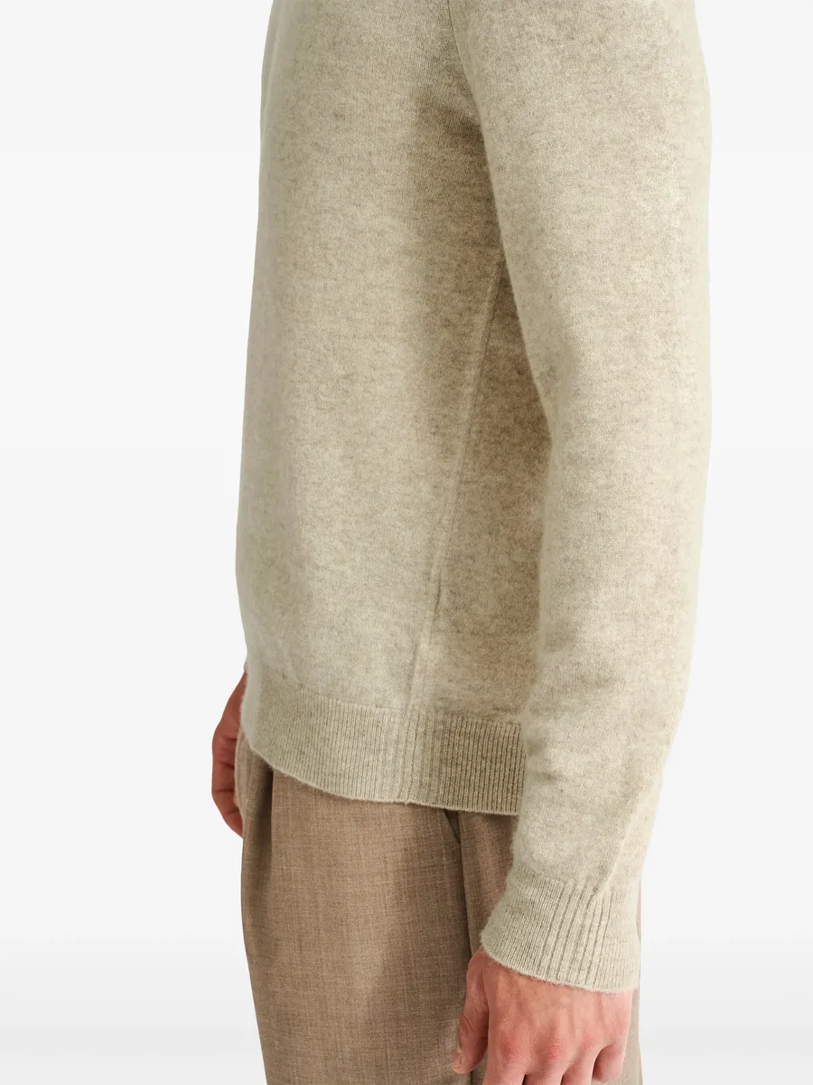 round-neck cashmere jumper 10