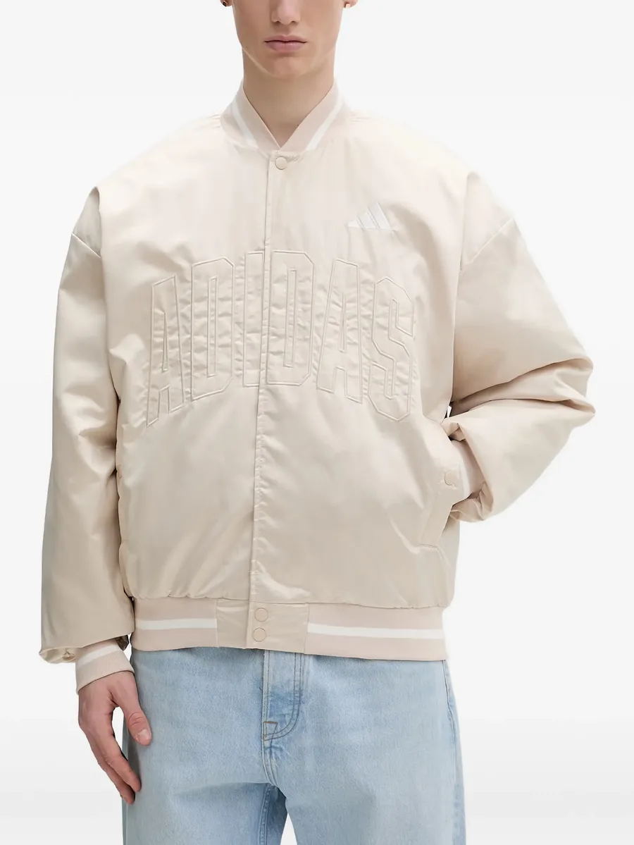 Stadium logo-lettering bomber jacket 2