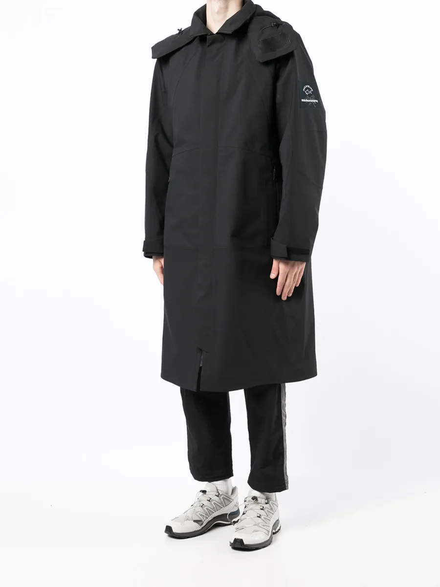 logo-patch hooded jacket 5