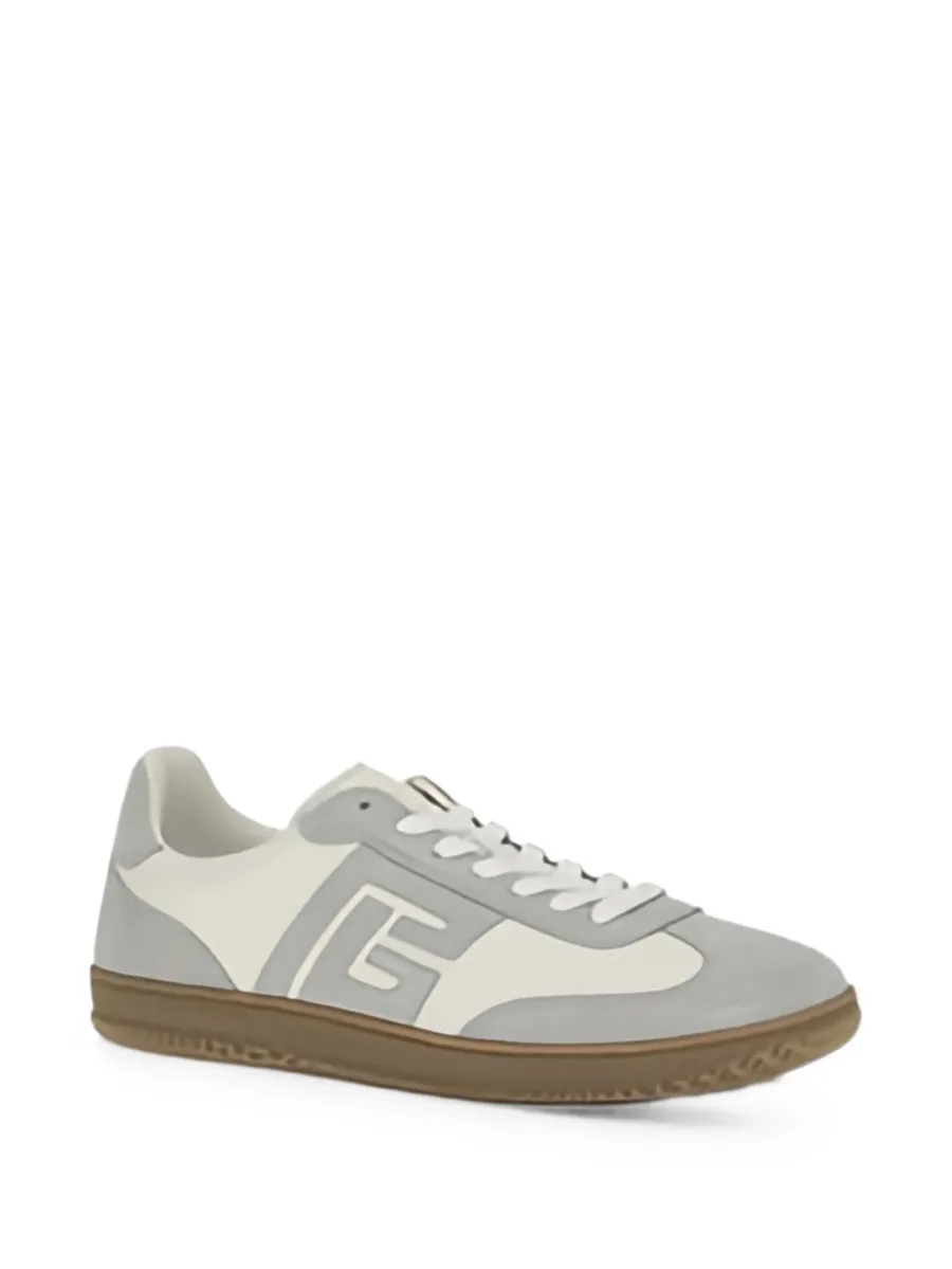 Swan suede-panelled sneakers 1