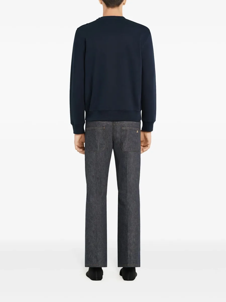 buttoned fleece sweatshirt 5