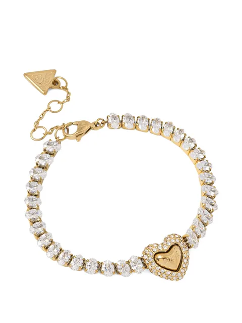 Beloved heart-embellishment bracelet