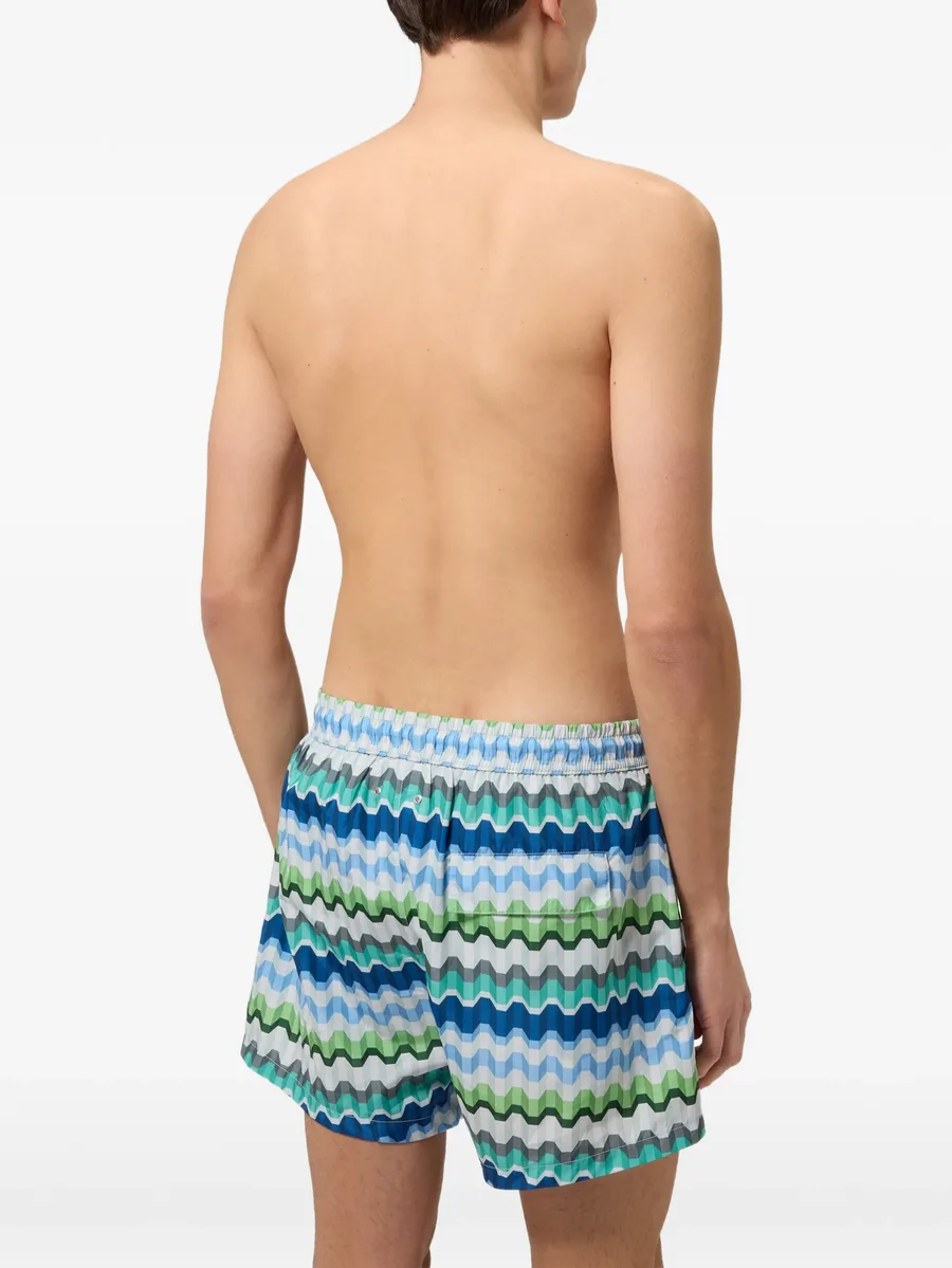 Zigzag-print swim shorts 8