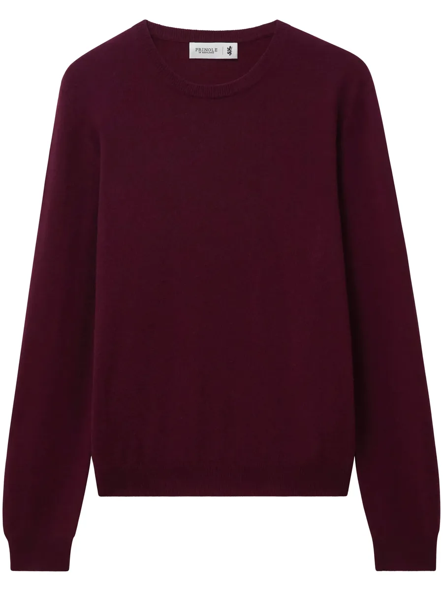 round-neck cashmere jumper 1
