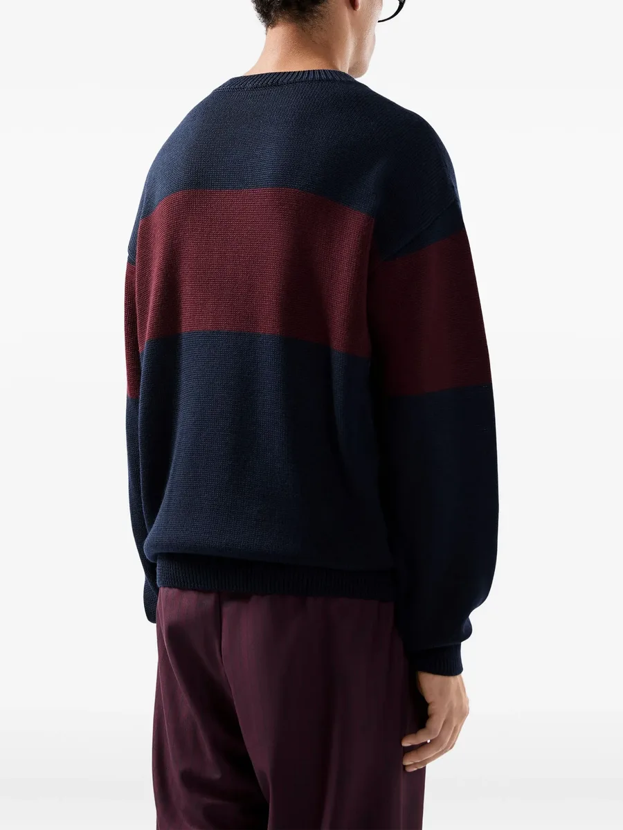 striped logo-detail sweater 10