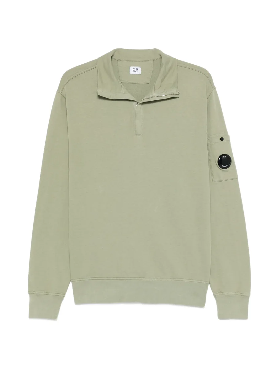 light fleece half zip sweatshirt 1