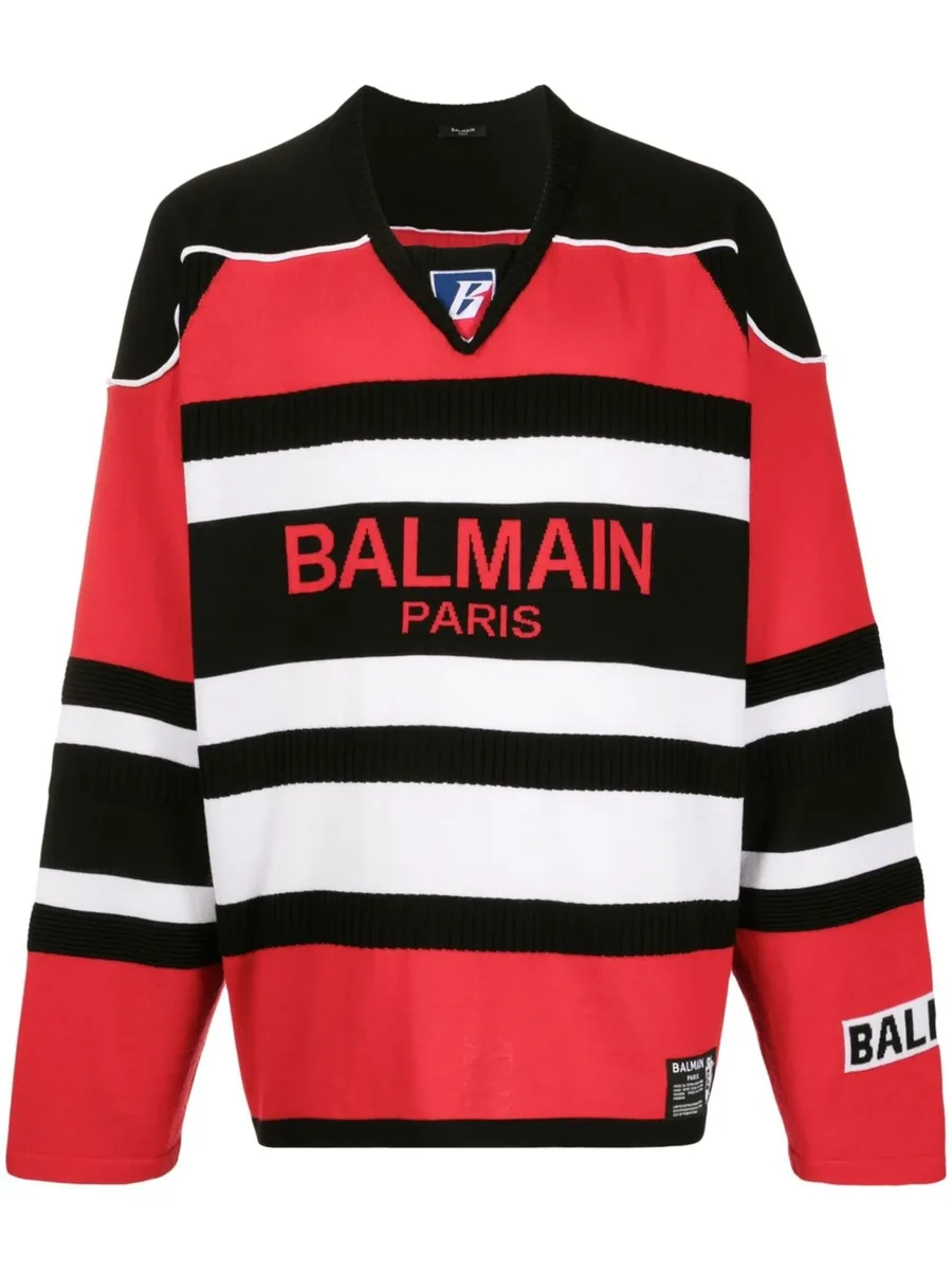 logo-print jumper 1