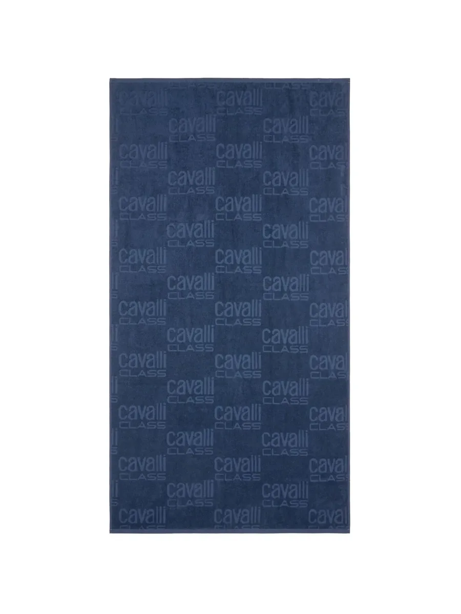 logo-jacquard beach towel 3