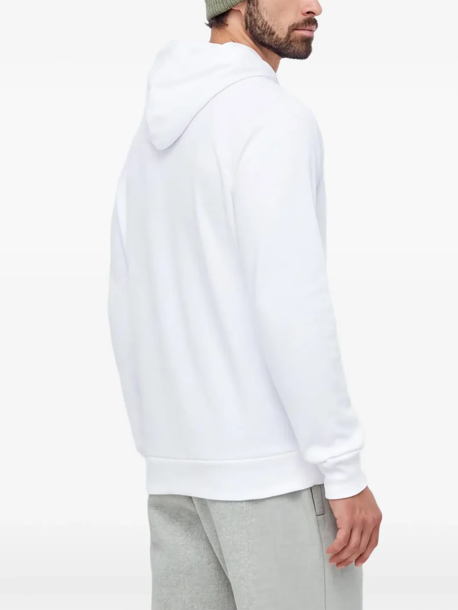 logo-embroidered hoodie 5