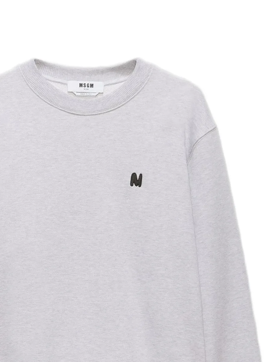 logo-detail crew-neck sweatshirt 3