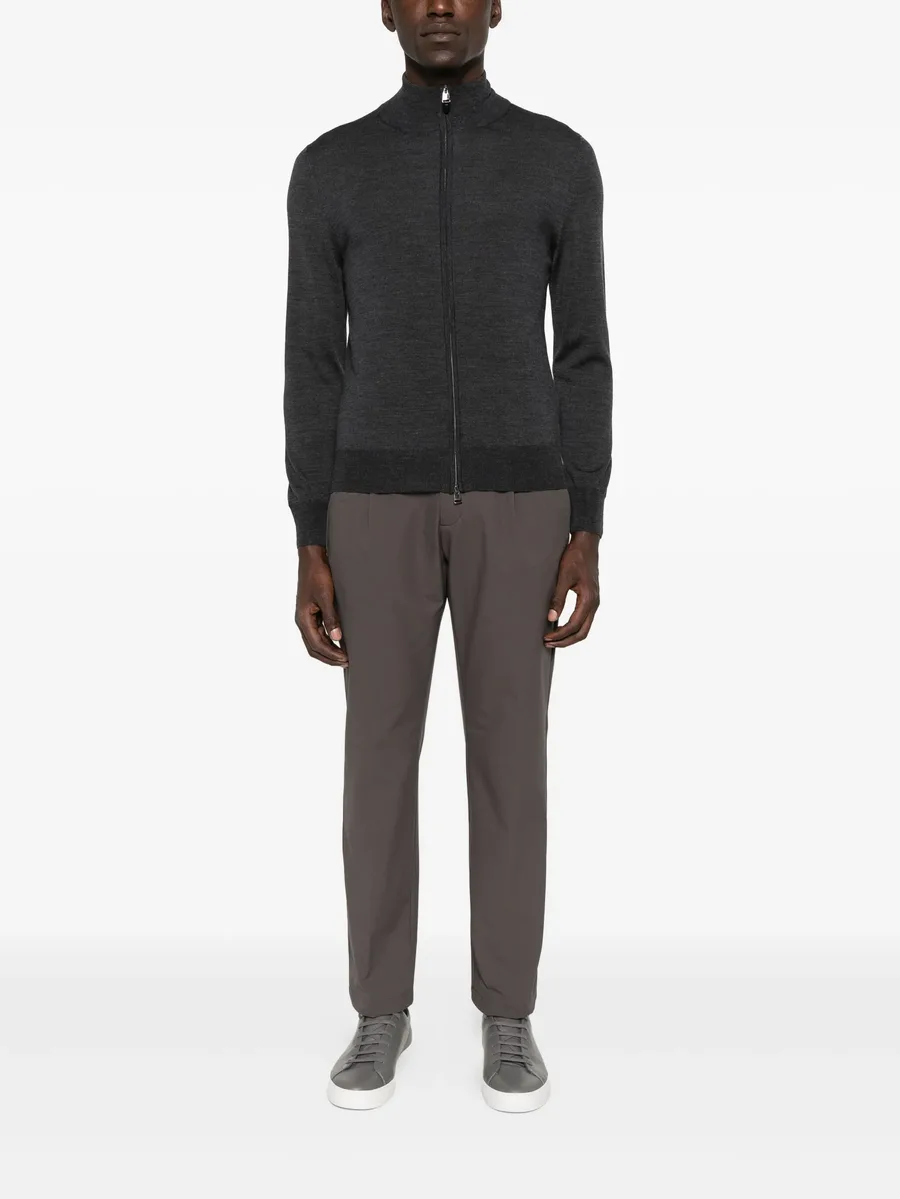 zip-front wool cardigan 3
