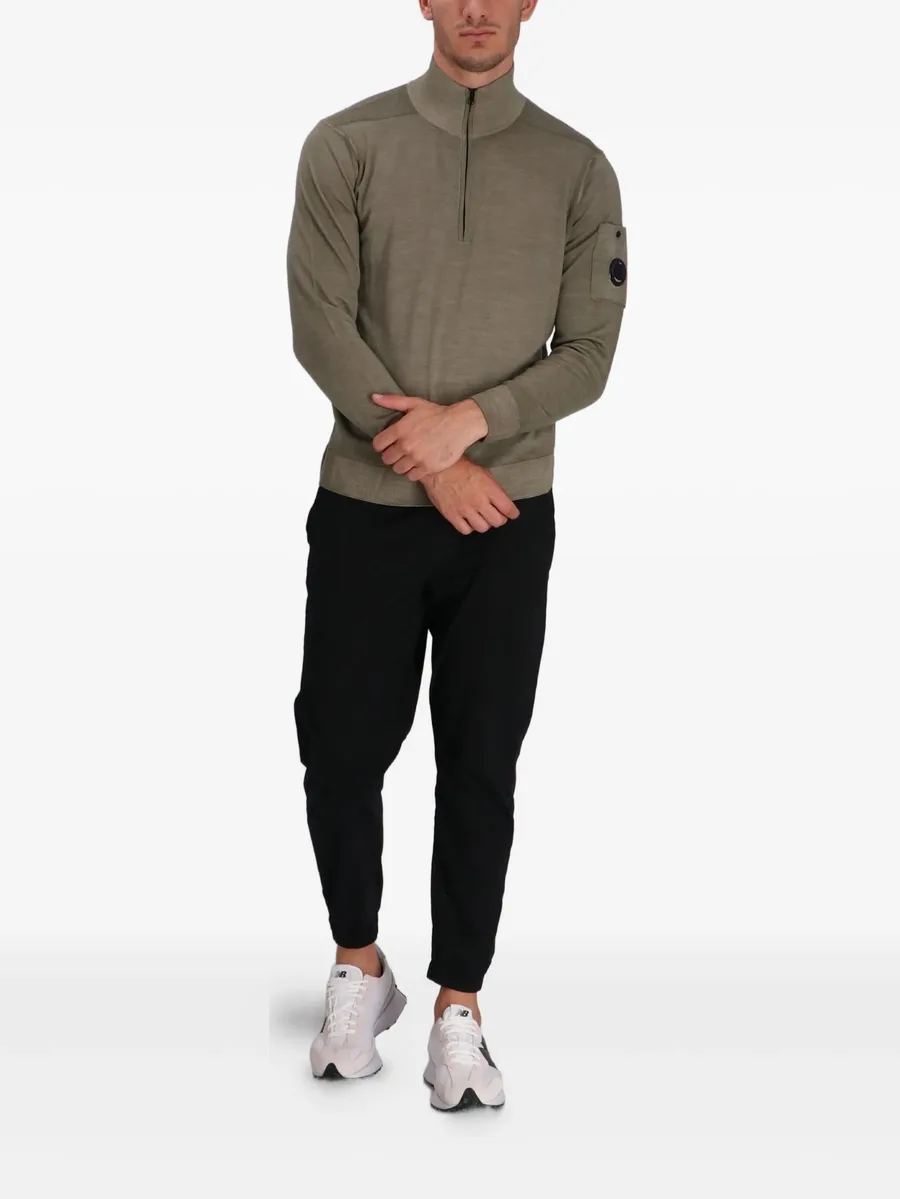 half-zip lens-pocket sweater 3