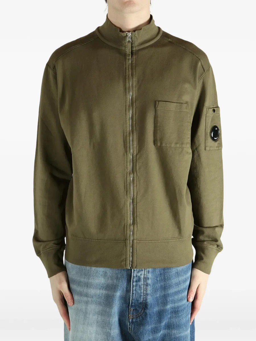 light fleece zip-up sweatshirt 3
