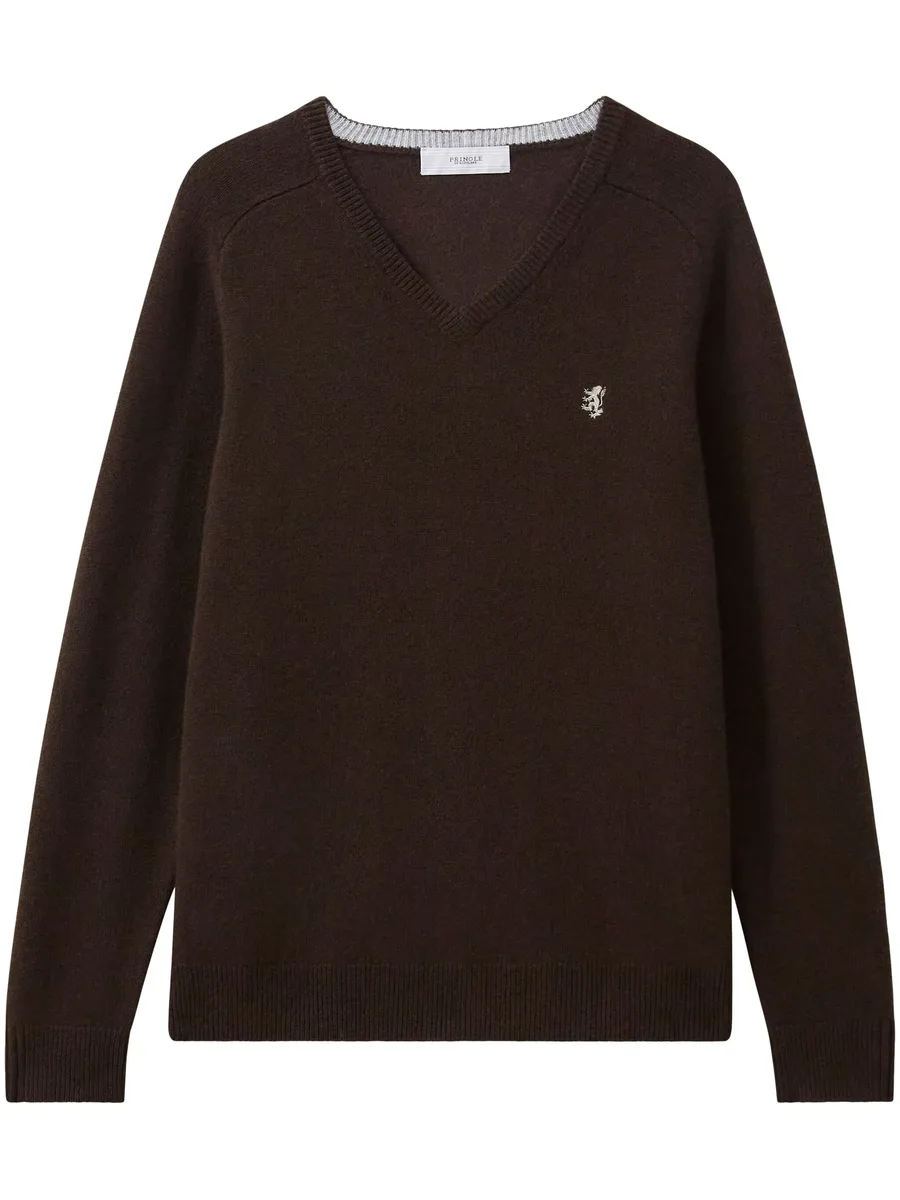 wool v-neck sweater 1
