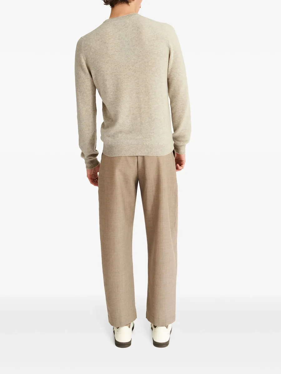 round-neck cashmere jumper 6